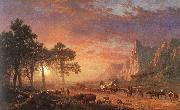 Albert Bierstadt The Oregon Trail Norge oil painting reproduction